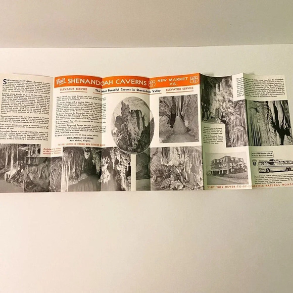 Vintage Caverns Virginia Grand Endless Skyline Shenandoah  Brochures Pamphlets - Picture 16 of 16